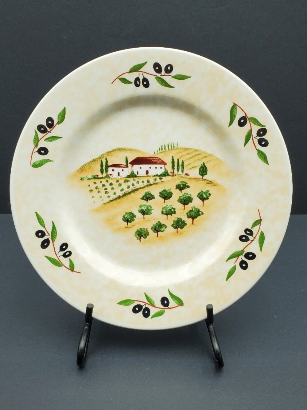 Quadrifoglio Made in Italy Tuscany Scene Salad Dessert Appetizer Plate